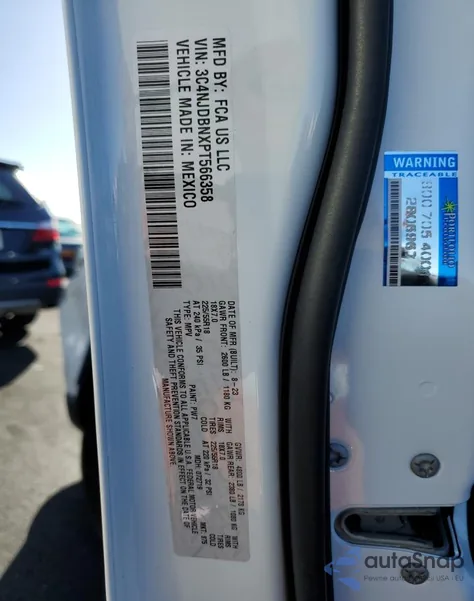 2023 Jeep Compass Latitude from USA, damaged, VIN 3C4NJDBNXPT566358